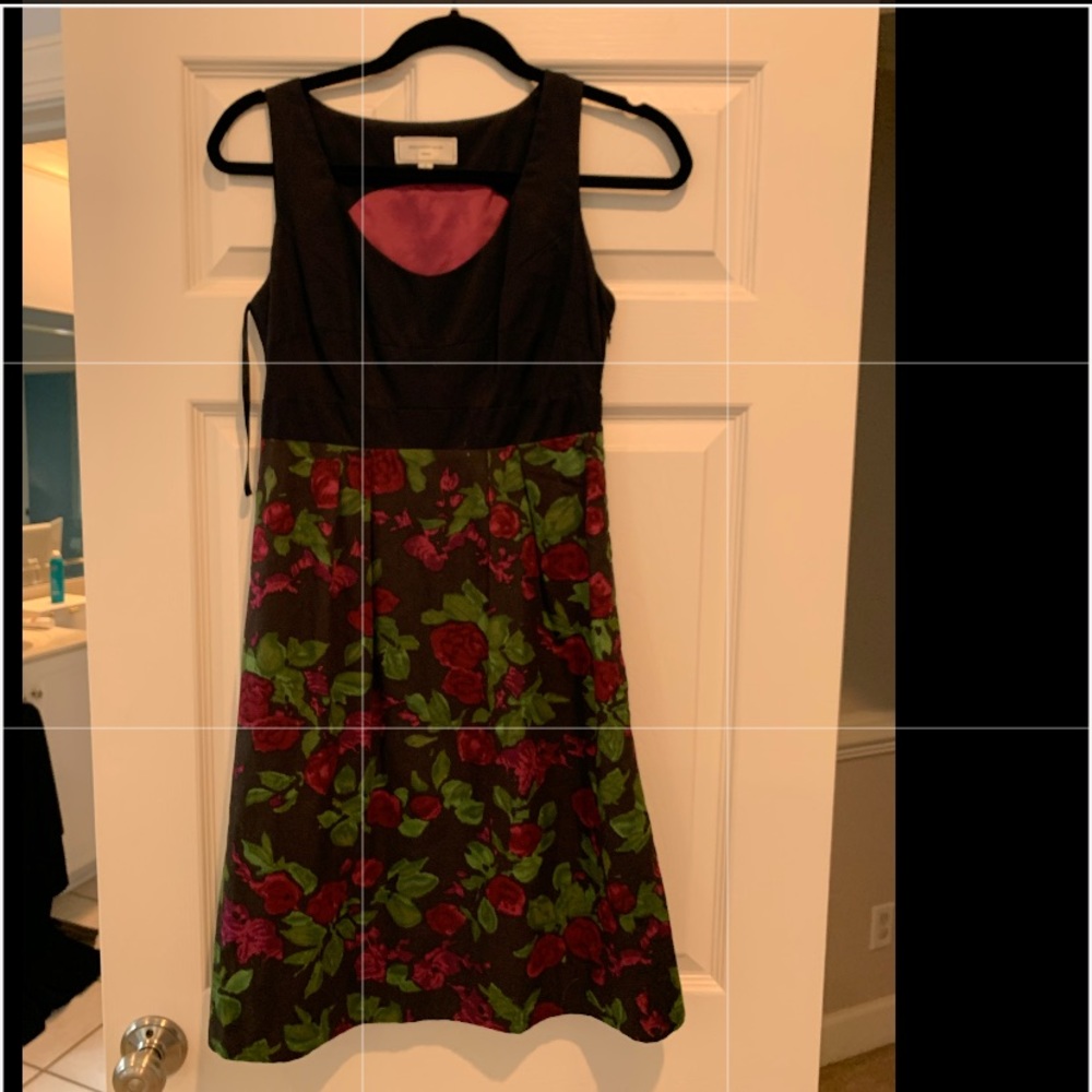 Black sun dress from anthropology